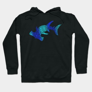 Ombre Tribal Hammerhead Hoodie